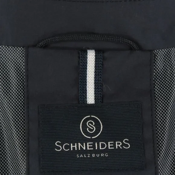 Schneiders NWD Button Front Water Repellent Jacket 54 (44 US) In Blue Cotton - Picture 7 of 15